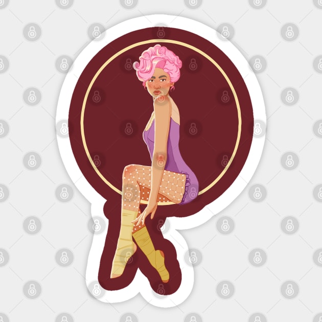 annie wheeler Sticker by ohnoballoons